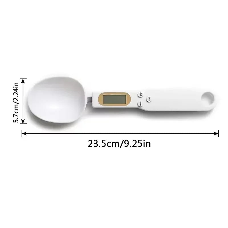 Mini Spoon Scale Digital Kitchen Scale Electronic LCD Food Scale 0.1-500g Weight Measuring Kitchen Tool for Milk Coffee