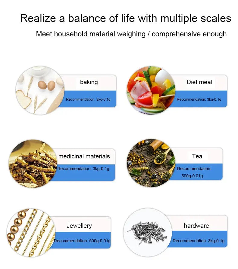 5kg/g Portable Digital Scale Scales Food Coffee Balance Measuring Weight Kitchen Electronic Small Scale Weighing In Grams