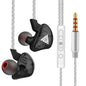 Original QKZ AK6 Copper Driver HiFi Wired Earphone Race Sport Headphone Bass Stereo Headset Music Earbuds 3.5MM In Ear With Mic