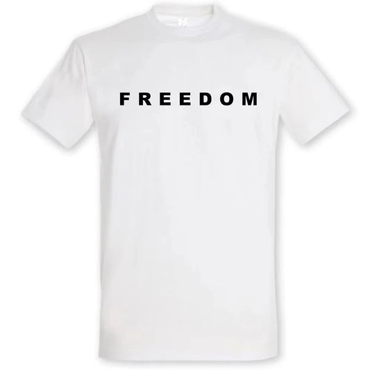 Freedom Charlie Kirk T-shirts Cotton Loose Casual Men's Women Tshirts Unisex Streetwear America American Fashion Male T Shirts