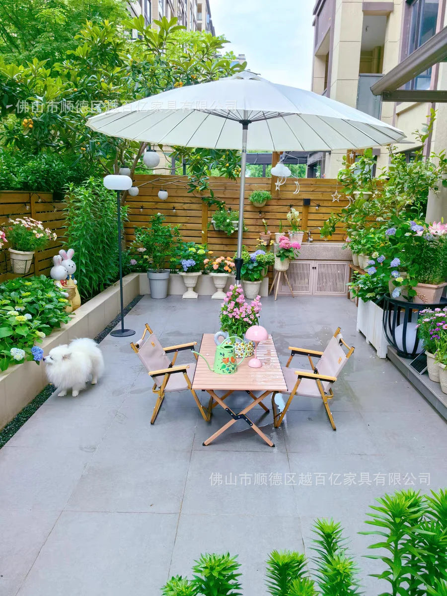 Cross-border outdoor  mid-column  outdoor sun  camping  courtyard leisure  B & B garden