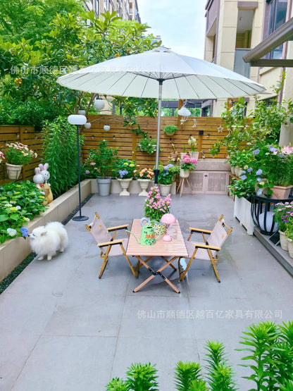 Cross-border outdoor  mid-column  outdoor sun  camping  courtyard leisure  B & B garden