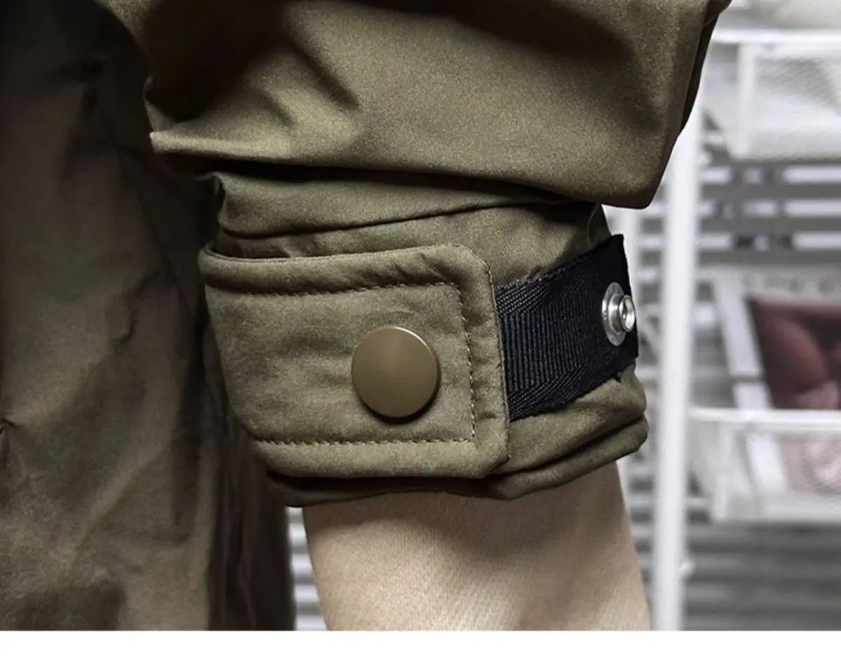 For Men's Autumn and Winter Vacation Two Mid-length Hooded Coats Overcoats Can Help You Overcome The Cool Mature Style Outerwear