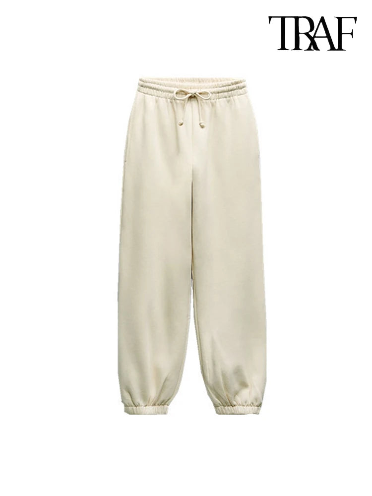 Women's Solid Color Elegant Suit Comfortable Sweatshirt Long Pants Sports Two Piece Urban Ladies Casual Commuter Suit