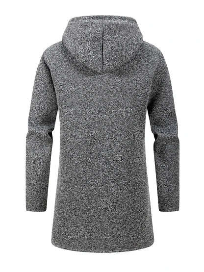 Winter Men's Long Overcoat Jackets Casual Hooded Cardigans Men Outwear Liner Thickened Warm Hoodies Oversize Winter Top Jacket