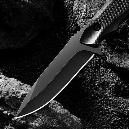 1pc stainless steel sheath pocket knife, high hardness knife, portable sheath peel knife outdoor barbecue knife