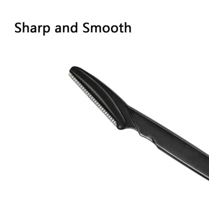 Eyebrow Trimmer Set for Women Stainless Steel Facial Hair Remover Shaper Portable Beauty Tool Kit with Safety Caps Eyebrow Knife