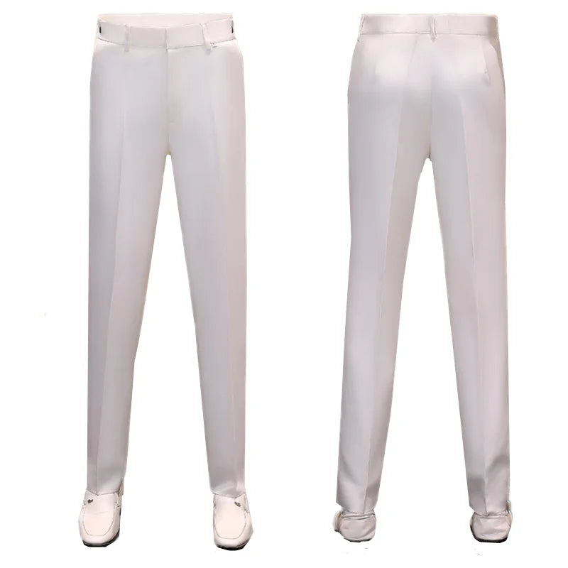 2025 New Men's Chinese Style Applique Suits Slim Fit Flower Set Male Wedding Prom Party Dress Blazers Jacket and Pants