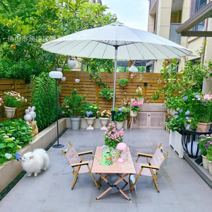 Cross-border outdoor  mid-column  outdoor sun  camping  courtyard leisure  B & B garden