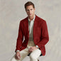 Men's Suit Jacket Suede Single Breasted Casual Elegant Man Clothes Male Set Coat for Men Blazers Luxury Designer Formal Clothing