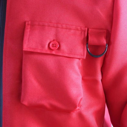 Tracksuit Outfits Props Role Play Classic Costume From Korean TV Belt Full Mask Set Red Calamari Game Jumpsuit Cosplay Party