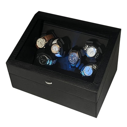 Watch Winders Box for Automatic Watches Box 6 watches Rotate Stand