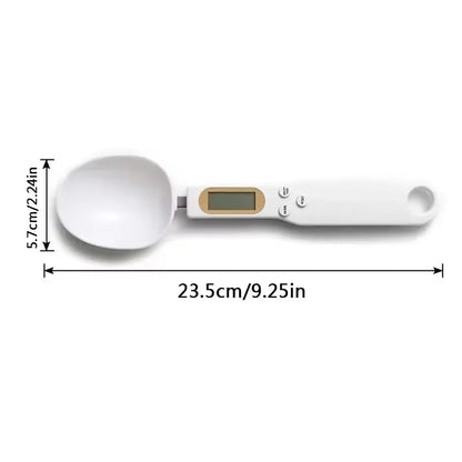 Mini Spoon Scale Digital Kitchen Scale Electronic LCD Food Scale 0.1-500g Weight Measuring Kitchen Tool for Milk Coffee