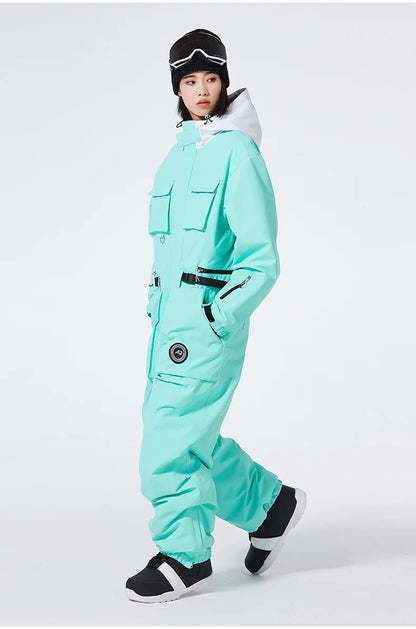 Men and Women Snow Wear, Snowboarding Suit, Snow Ski Jumpsuit, Ski Suit Overalls, Snow Outfit, Ski Suit Adult, Colorful SnowSuit