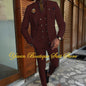 Men's Suit 3-piece Formal Blazer Pants Vest Wedding Groom Tuxedo Customized Elegant Men's Suits