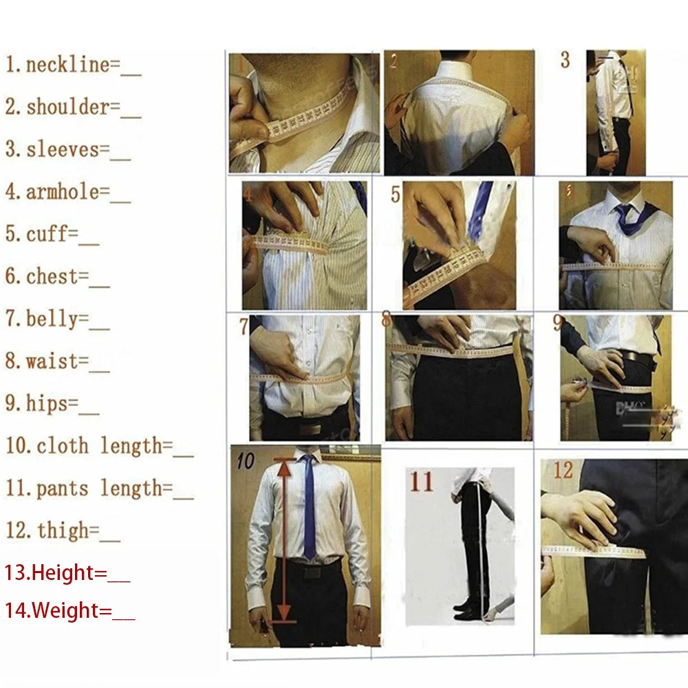 Men's suit Scottish style dress 3-piece suit (jacket, vest and pants) Custom groom/best man suit dinner party elegant tuxedo