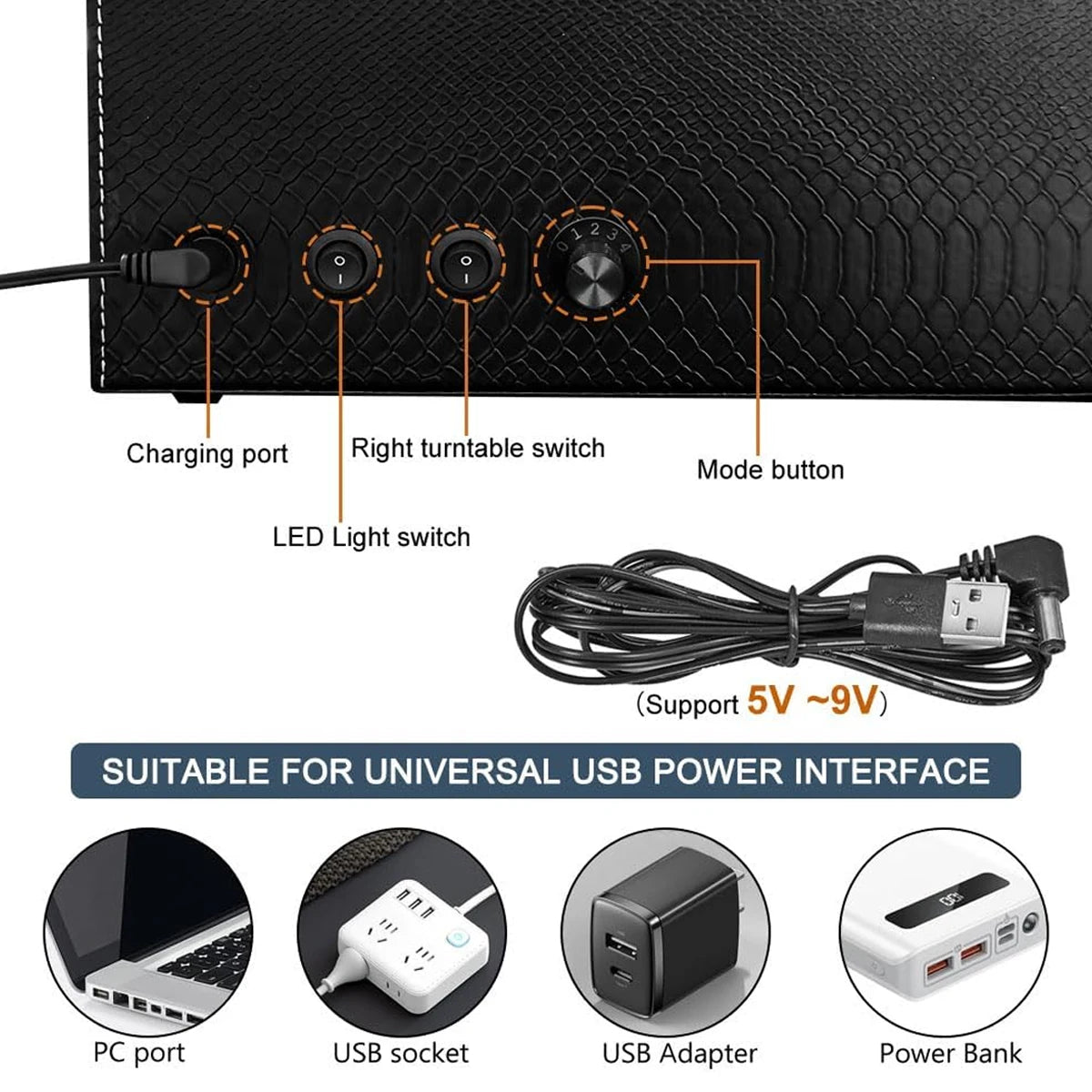 Watch Winders Box for Automatic Watches Box 6 watches Rotate Stand Jewelry Store Display Box