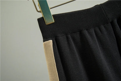 2025 Sportsuits for Women Two Piece Knitted Suits Sweatshirts Long Pants Fashion Sets Spring Casual Zipper Suits