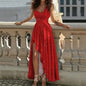 Women Sexy Evening Dresses Sexy Elegant Red Cocktail Party Chic Gala Graduation Luxury Formal Occasion Bridesmaid Gown Dress