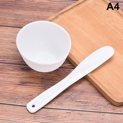 1X Women Face Mask Mixing Bowl Set Girls Facial Skin Care Mask Mixing Tools Kit