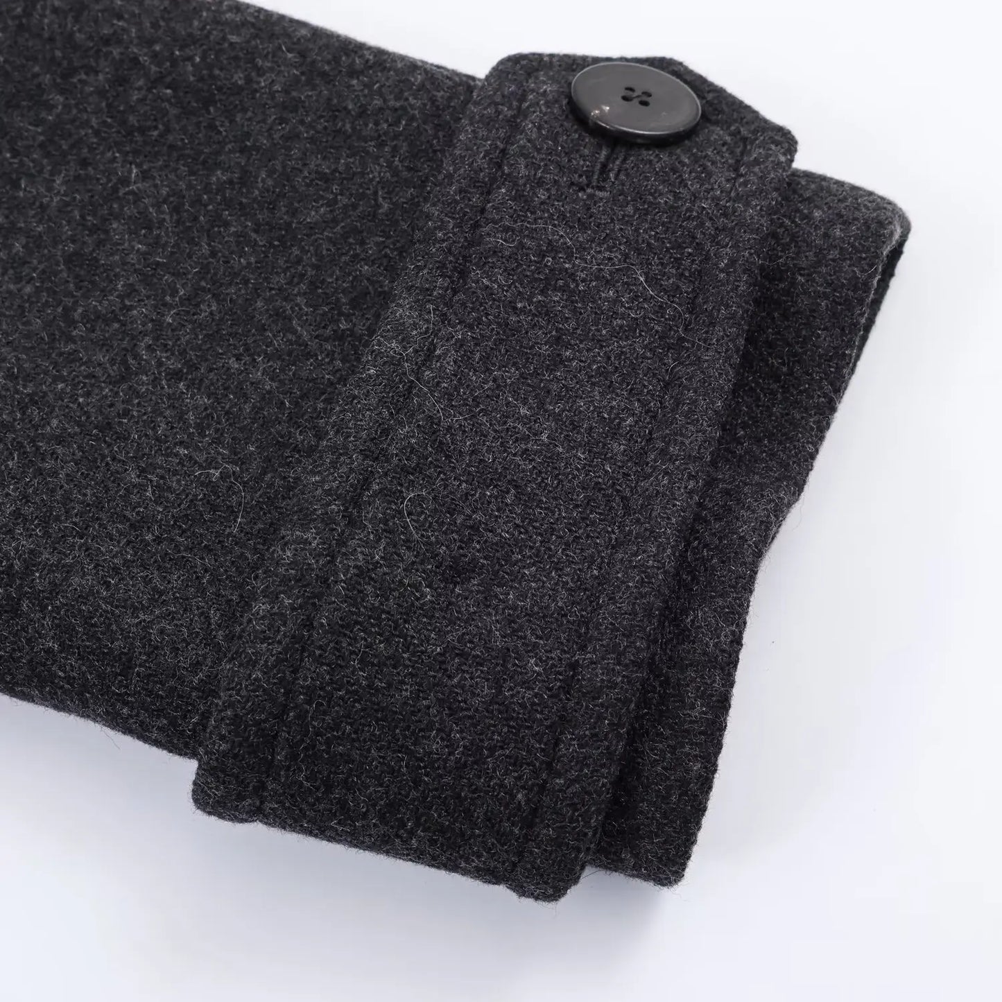 Women’s Stand Collar Long Coats 2025 Winter New Double-Breasted Woolen Coat Vintage Simple Outerwear Fashion Female Overcoat