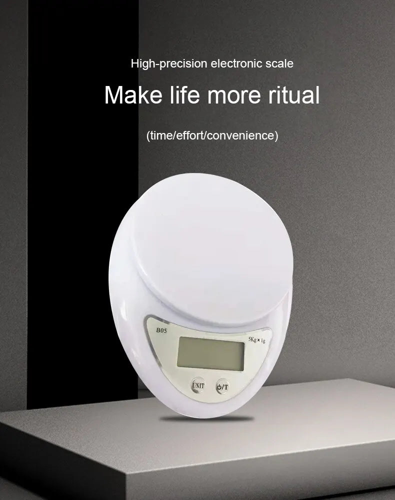 5kg/g Portable Digital Scale Scales Food Coffee Balance Measuring Weight Kitchen Electronic Small Scale Weighing In Grams