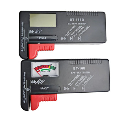 1Pcs LCD Display BT-168 BT-168D Digital Battery Tester AA/AAA/C/D/9V/1.5V Button Cell Battery Capacity Check Detector
