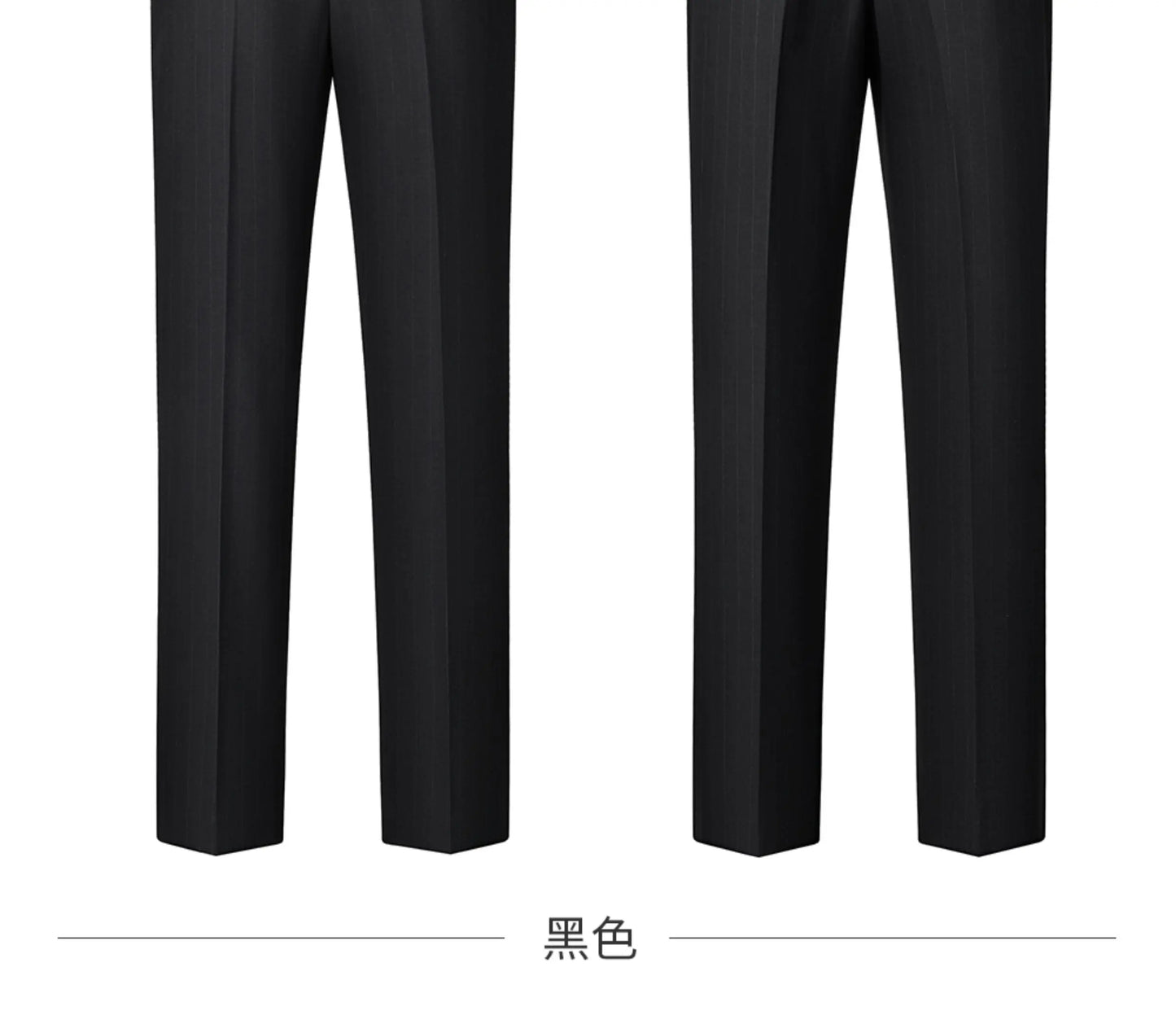 High-quality, fashionable and stylish British-style banquet striped suit set, men's three-piece business casual suit