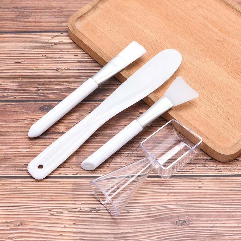 1X Women Face Mask Mixing Bowl Set Girls Facial Skin Care Mask Mixing Tools Kit