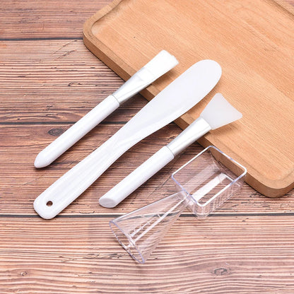 1X Women Face Mask Mixing Bowl Set Girls Facial Skin Care Mask Mixing Tools Kit