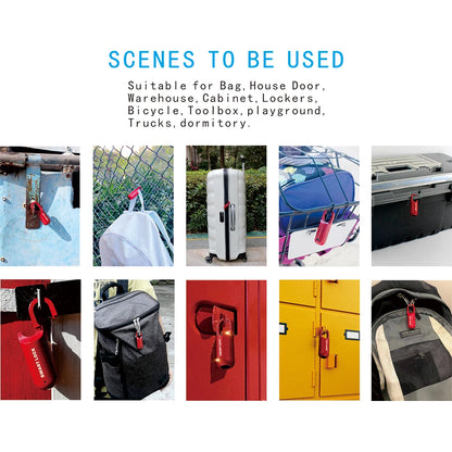 Mini Fingerprint Locks Padlock Smart Biometric Electronic Lock USB Charge Keyless for Gym School Locker Travel Case Backpack