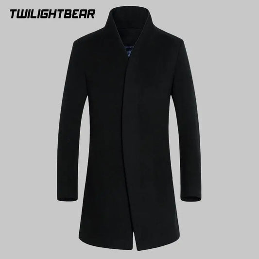 Oversized Men's Wool Overcoat 5XL High Quality Business Casual Winter Jacket Coat Men Clothing Woolen Coats A2F6009
