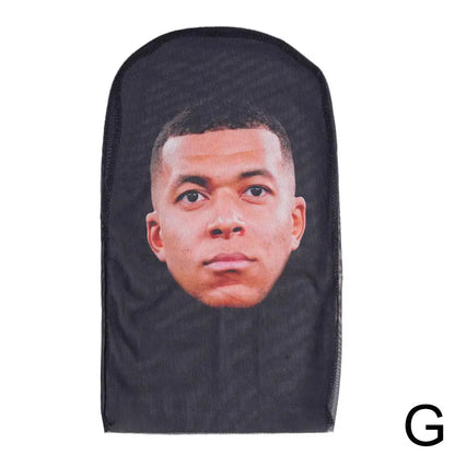 Full Face Mask Celebrity Ball-game Star Face Mask Simulation Kanye Shiesty Mesh Mask For Men Party Supplies Cosplay Props Novel