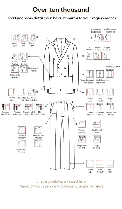 Men's Overcoat Warm Thick 100% Wool Double Breasted Navy Blue Slim Fit Luxury Business Long Coat Custom