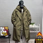 For Men's Autumn and Winter Vacation Two Mid-length Hooded Coats Overcoats Can Help You Overcome The Cool Mature Style Outerwear