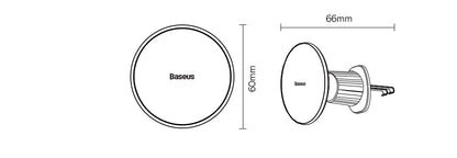 Baseus Magnetic Wireless Charger Car Phone Holder 15W Fast Charging Wireless Car Charger Holder For iPhone 16 15 14 13 Car Mount