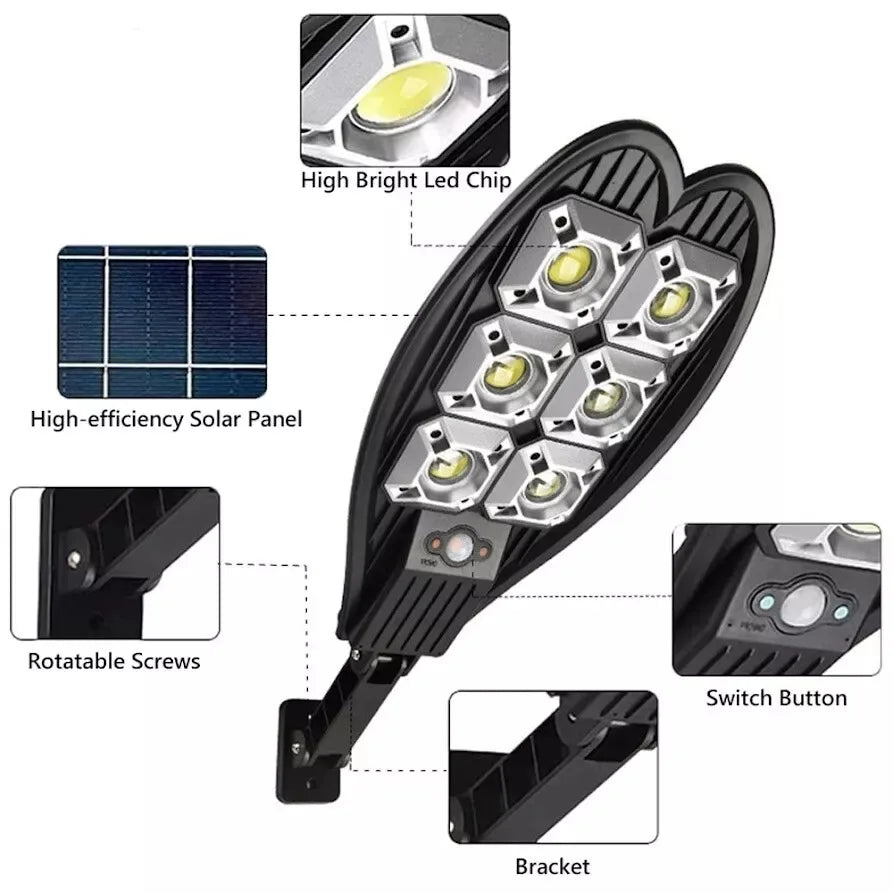 Outdoor Solar Lights Waterproof and Weather Resistant Are Ideal for Nighttime Lighting in Courtyards Roadsides and Gardens
