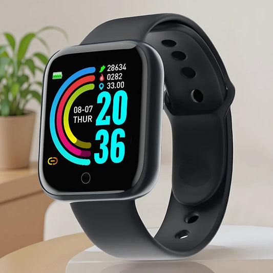 2024 New Smartwatch for Kids Men Women: Message Remind, Music Control, Sport Step Calories