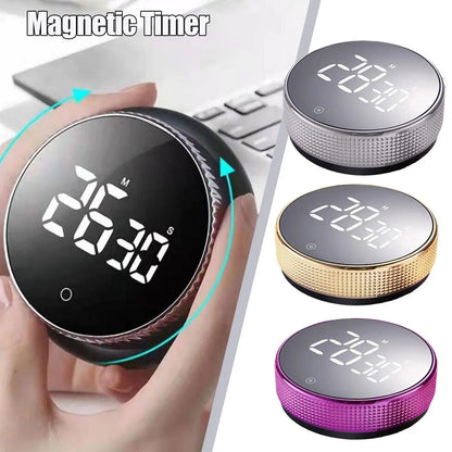 Magnetic Kitchen Timer Digital Timer Kitchen Shower Study Stopwatch LED Counter Alarm Remind Manual Electronic Countdown