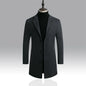 Autumn and Winter Men's Woolen Coat  Over Coat Long Winter Mens Wool Coats and Jackets