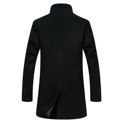 Oversized Men's Wool Overcoat 5XL High Quality Business Casual Winter Jacket Coat Men Clothing Woolen Coats A2F6009