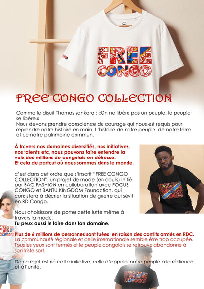 Free Congo  unisex sports jersey white