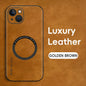 Yamba Artificial Leather Magnetic Phone Case Suitable For IPhone 15promax/15pro/15plus/15/14pro/13pro/13/12 Protective Case