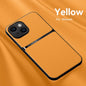 Litchi Pattern PU Leather Phone Case For Iphone15promax With Built-in Magnetic Suction 14 Promax Luxury Style 11 PU Leather 13 Promax Full Package Fall Protection Case