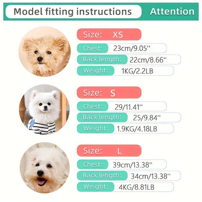 Pet Dog Puppy Cat Clothes Schnauzer Teddy Bichon Pomeranian  Dog Autumn Winter -Lined Warm Anti-Shedding Sweatshirt