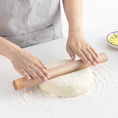 1pc High-quality Beech Wood Rolling Pin - Durable & Smooth Surface - For Baking & Pastry - Suitable for Home Bakers - Great Gift for Cooking Enthusiasts