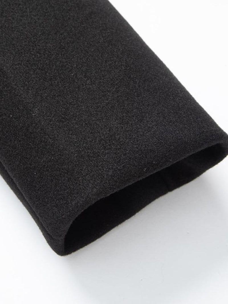 Men'S Solid Button Front Stand Collar Coat, Regular Fit Casual Long Sleeve Outerwear for Fall & Winter, Men'S Clothes for Daily Wear, Work Office Jacket