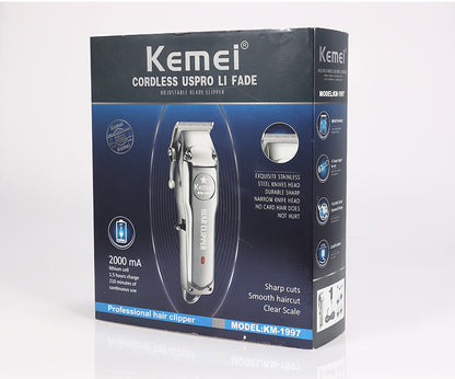 Kemei Rechargeable Electric Hair Clipper for Men