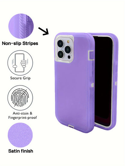 Durable Shockproof Protection With A Matte Transparent Phone Case For IPhone 6/7/8/SE2/SE3/11/12/13/14/15 Pro