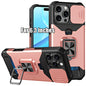 Heavy-Duty Shockproof Phone Case with a Metal Stand And Card Slot, Compatible with for iphone 17 Pro Max, 16 Pro Max, 15 Pro Max, And 14 Pro Max.